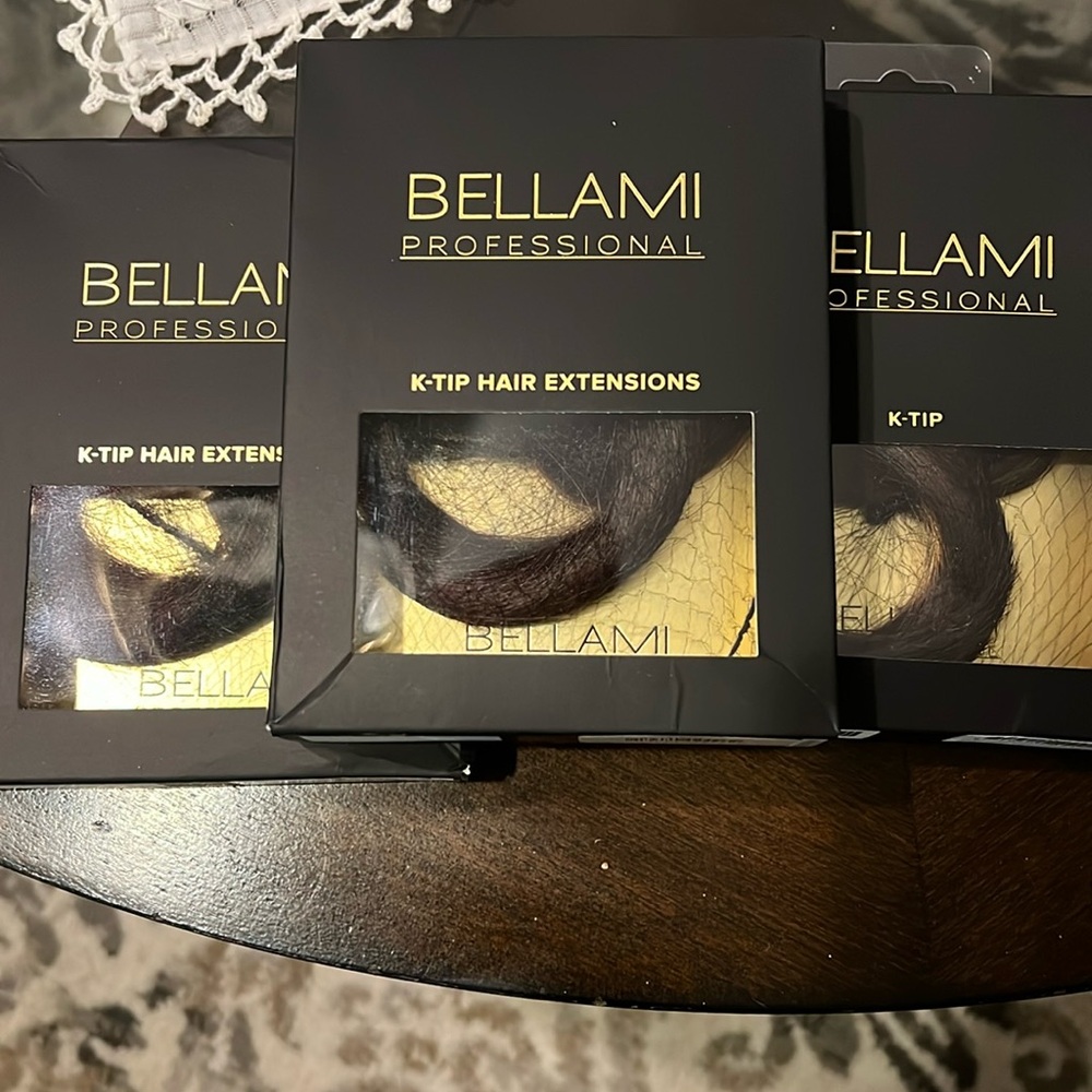 SEALED PACKAGES! Bellami Extensions K tips 18” mochachino brown (3) packs